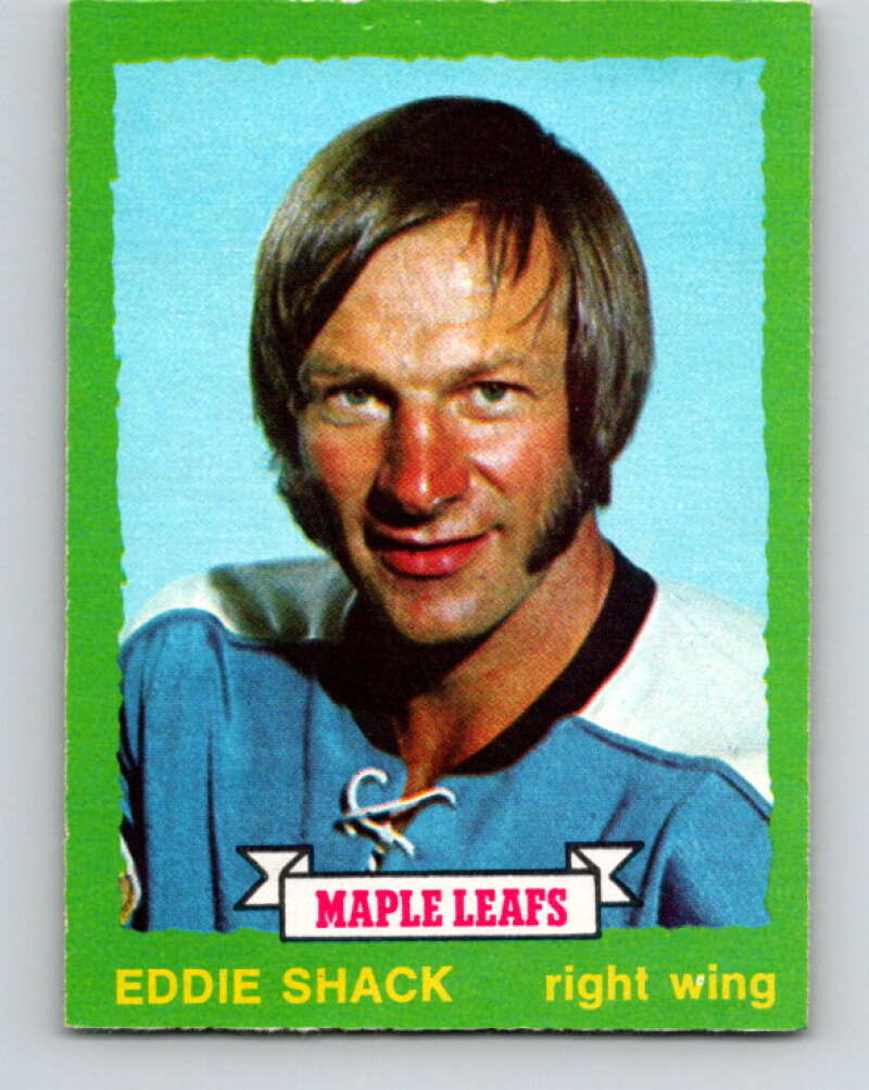 1973-74 O-Pee-Chee #242 Eddie Shack Toronto Maple Leafs V8617