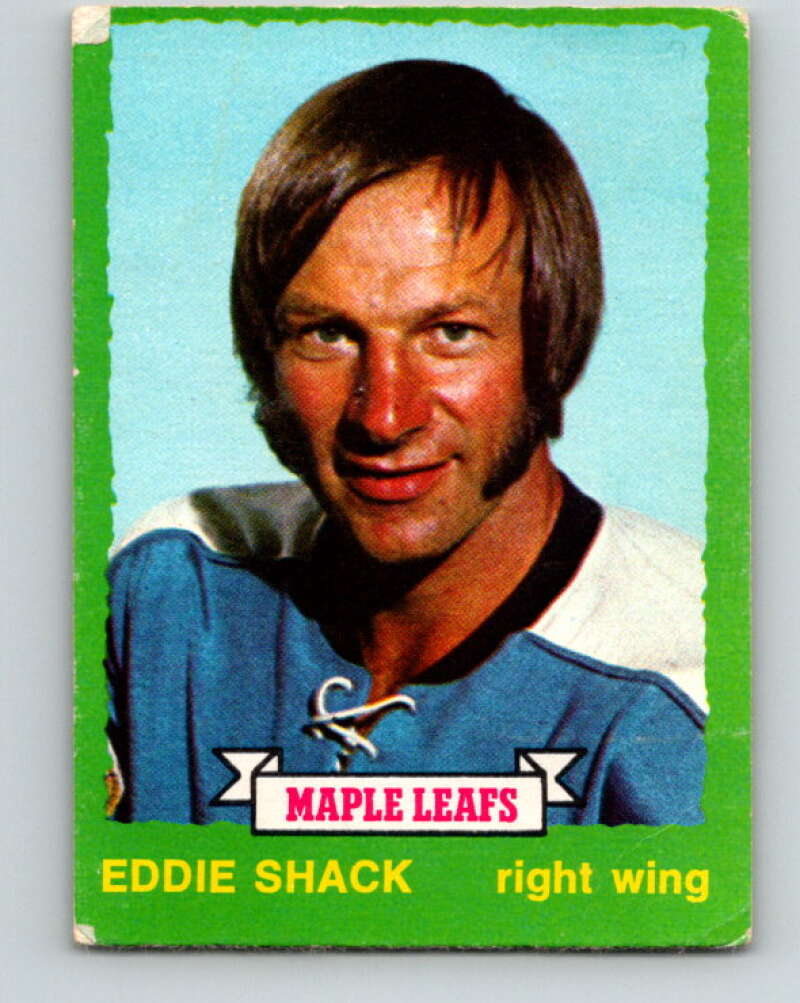 1973-74 O-Pee-Chee #242 Eddie Shack Toronto Maple Leafs V8618