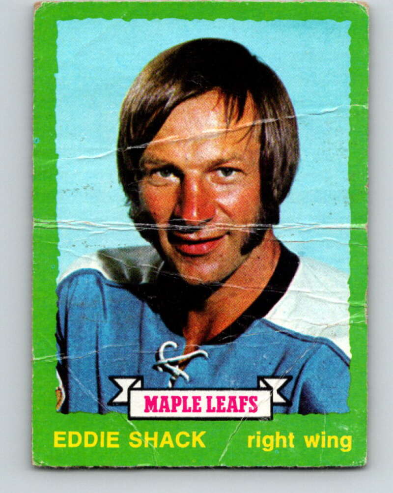 1973-74 O-Pee-Chee #242 Eddie Shack Toronto Maple Leafs V8619