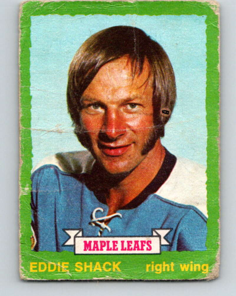 1973-74 O-Pee-Chee #242 Eddie Shack Toronto Maple Leafs V8620