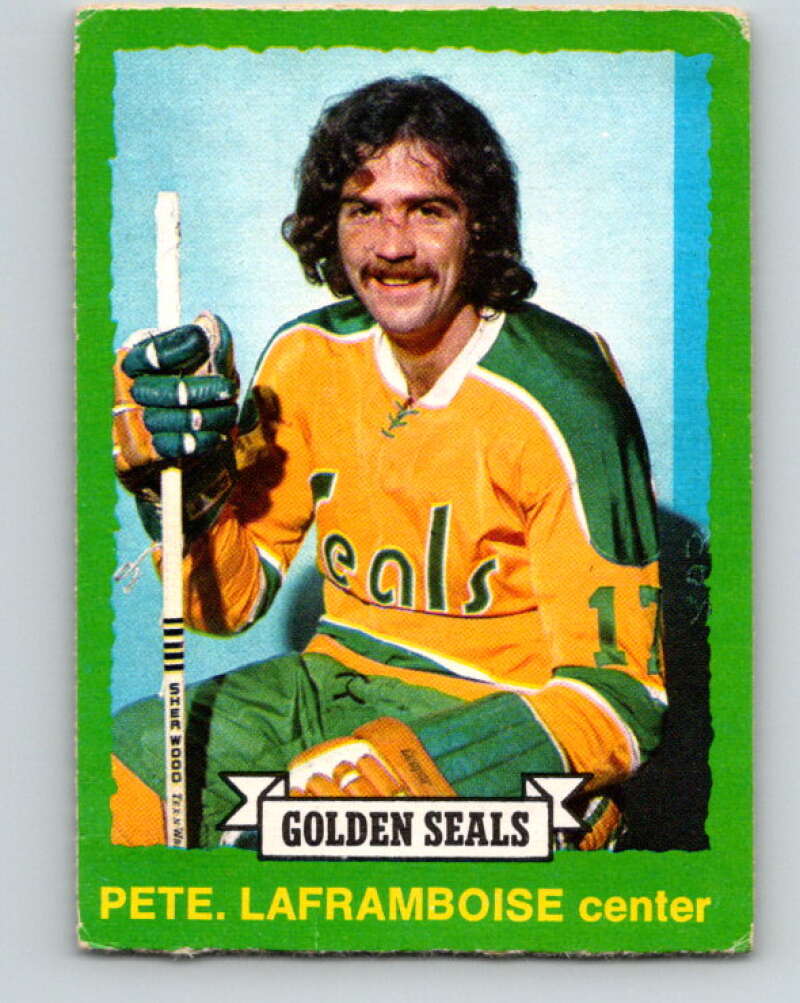 1973-74 O-Pee-Chee #244 Pete Laframboise California Golden Seals V8624