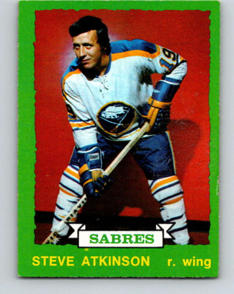 1973-74 O-Pee-Chee #245 Steve Atkinson Buffalo Sabres V8625