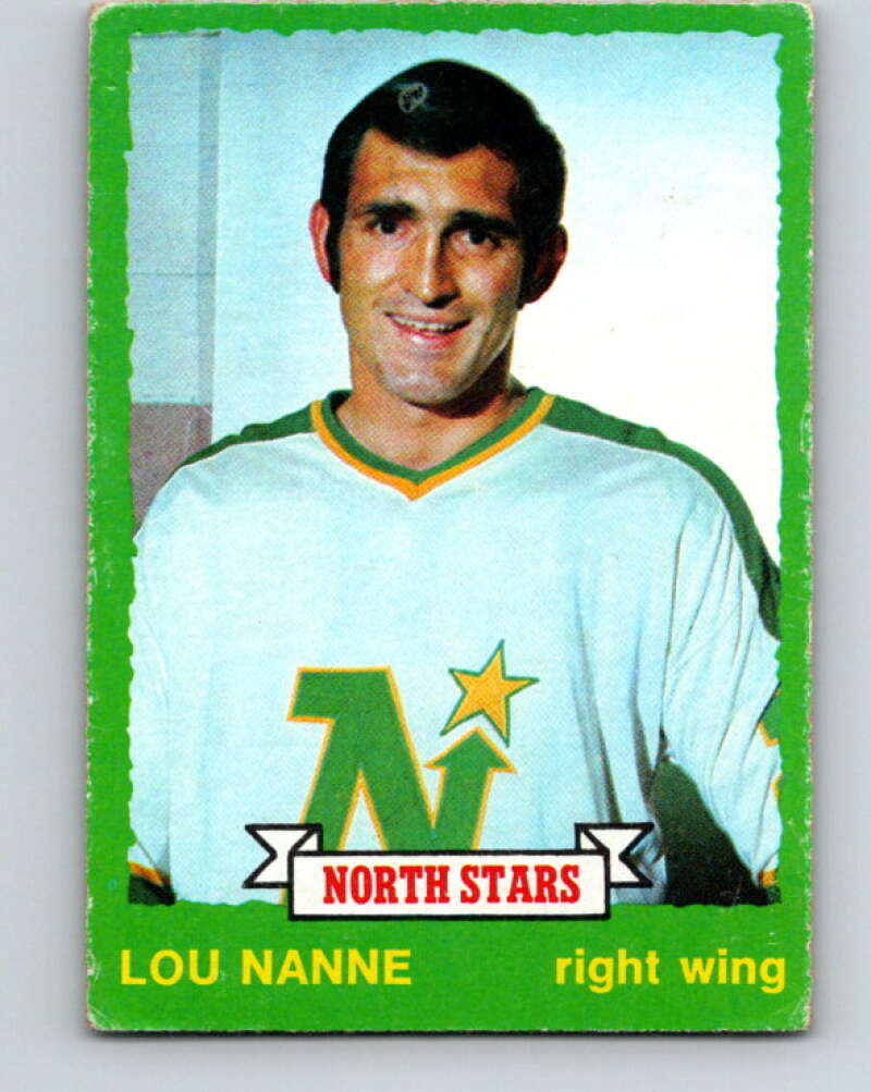 1973-74 O-Pee-Chee #246 Lou Nanne Minnesota North Stars V8626