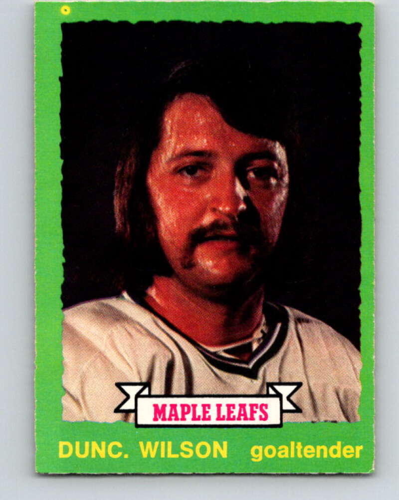 1973-74 O-Pee-Chee #257 Dunc Wilson Toronto Maple Leafs V8636