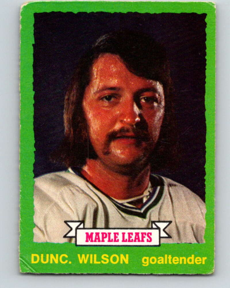 1973-74 O-Pee-Chee #257 Dunc Wilson Toronto Maple Leafs V8639