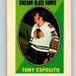 1970-71 Topps Sticker Stamps #7 Tony Esposito  Chicago Blackhawks  V8657