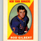 1970-71 Topps Sticker Stamps #10 Rod Gilbert  New York Rangers  V8665