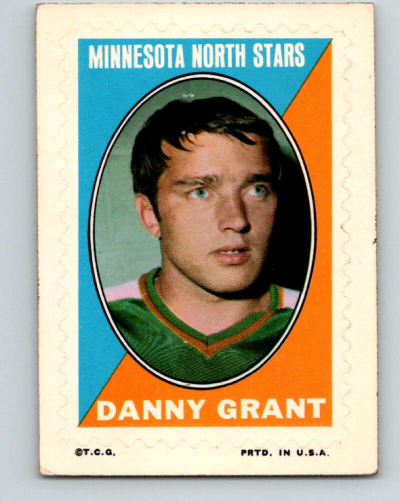 1970-71 Topps Sticker Stamps #11 Danny Grant Minnesota North Stars V8667