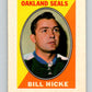 1970-71 Topps Sticker Stamps #12 Bill Hicke  Oakland Seals  V8668