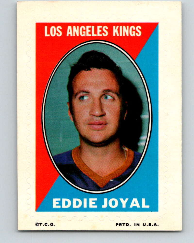 1970-71 Topps Sticker Stamps #16 Eddie Joyal Los Angeles Kings V8672