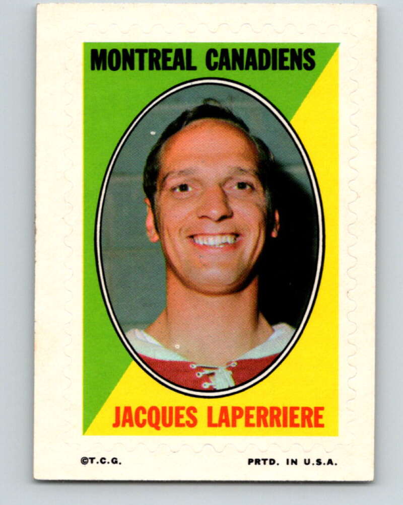 1970-71 Topps Sticker Stamps #20 Jacques Lemaire Montreal Canadiens V8676