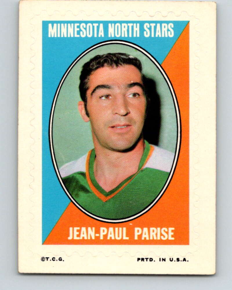 1970-71 Topps Sticker Stamps #25 J.P. Parise Minnesota North Stars V8680