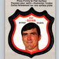 1972-73 O-Pee-Chee Player Crests #1 Pat Quinn  Atlanta Flames  V8693