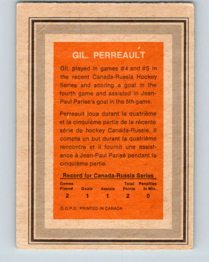 1972-73 O-Pee-Chee Team Canada #22 Gilbert Perreault V8783