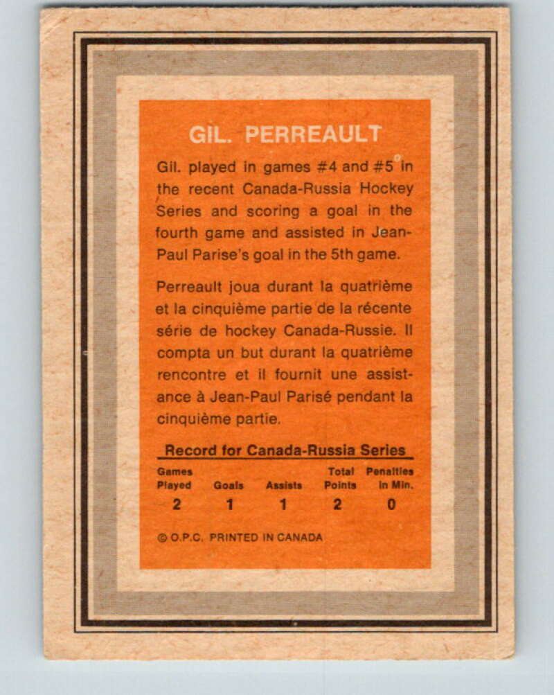 1972-73 O-Pee-Chee Team Canada #22 Gilbert Perreault V8784