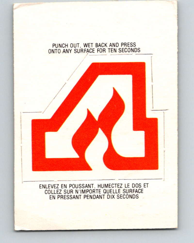 1973-74 O-Pee-Chee Team Crests #2 Atlanta Flames V8813