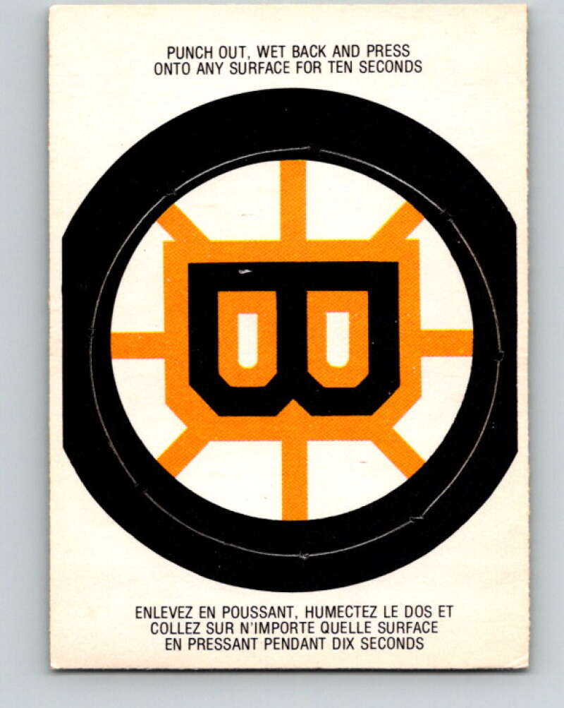 1973-74 O-Pee-Chee Team Crests #3 Boston Bruins V8814