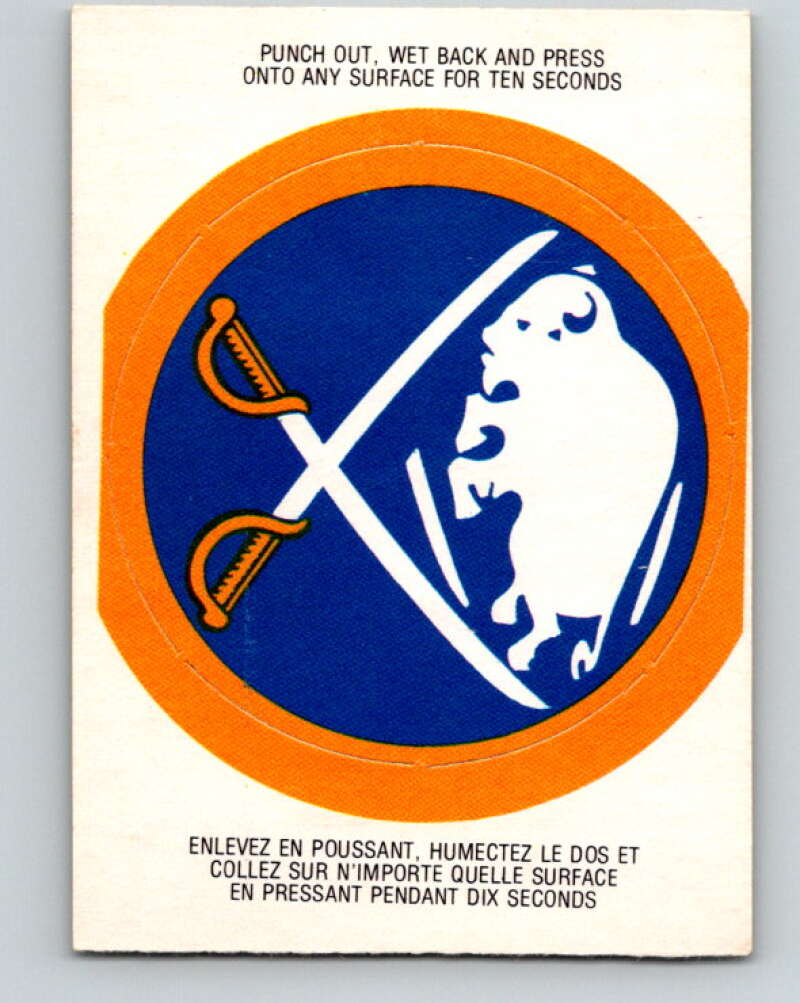 1973-74 O-Pee-Chee Team Crests #4 Buffalo Sabres V8817