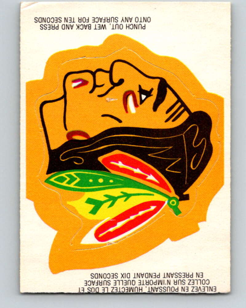 1973-74 O-Pee-Chee Team Crests #6 Chicago Blackhawks V8819