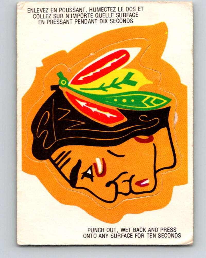 1973-74 O-Pee-Chee Team Crests #6 Chicago Blackhawks V8821