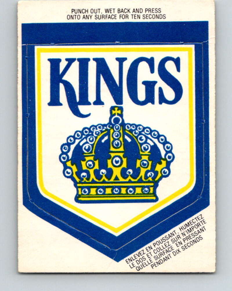 1973-74 O-Pee-Chee Team Crests #8 Los Angeles Kings V8826