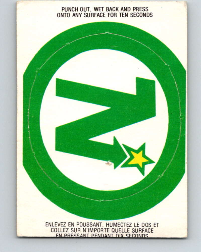 1973-74 O-Pee-Chee Team Crests #9 Minnesota North Stars V8829