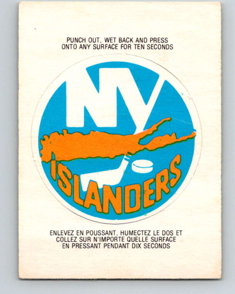 1973-74 O-Pee-Chee Team Crests #11 New York Islanders V8831