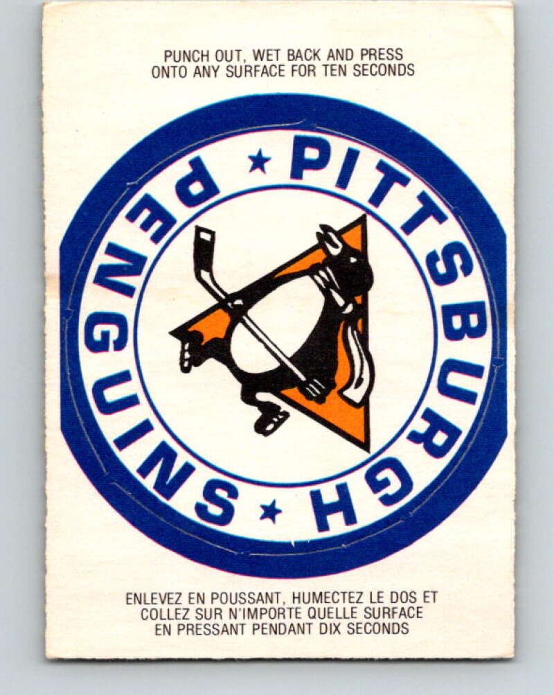 1973-74 O-Pee-Chee Team Crests #14 Pittsburgh Penguins V8840