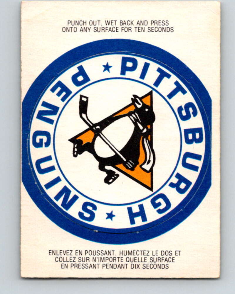 1973-74 O-Pee-Chee Team Crests #14 Pittsburgh Penguins V8841