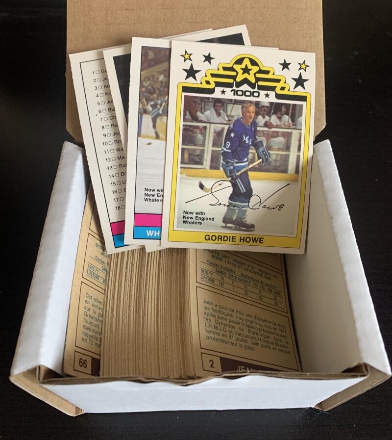 1977-78 WHA O-Pee-Chee NHL Hockey Complete Set 1-66 NM-MINT *0174