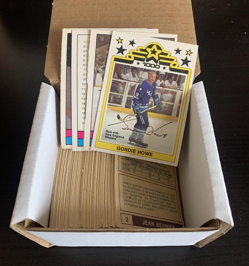1977-78 WHA O-Pee-Chee NHL Hockey Complete Set 1-66 *0175