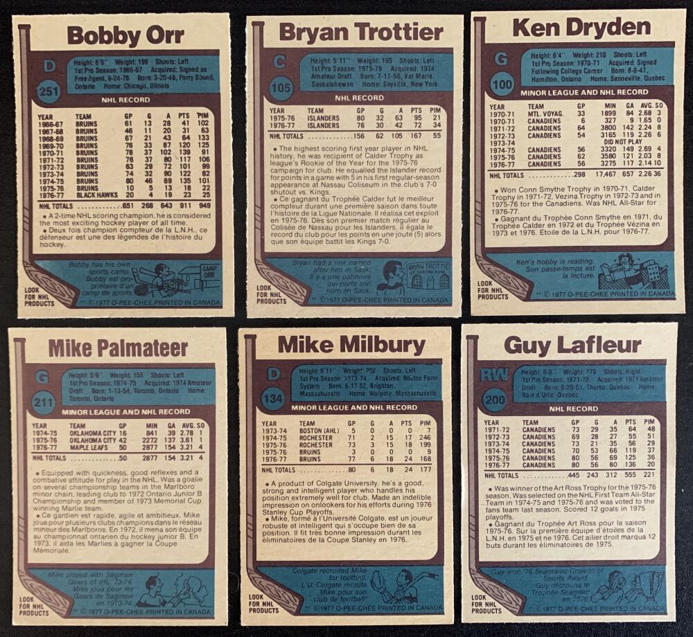 1977-78 O-Pee-Chee NHL Hockey Complete Set 1-398 NM-MINT *0176