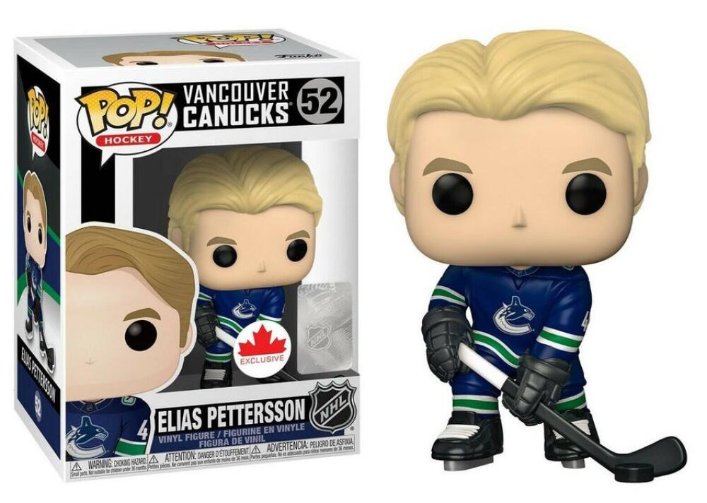 Funko Pop - NHL 52 Elias Pettersson Vancouver Canucks Vinyl Figure *EXCLUSIVE