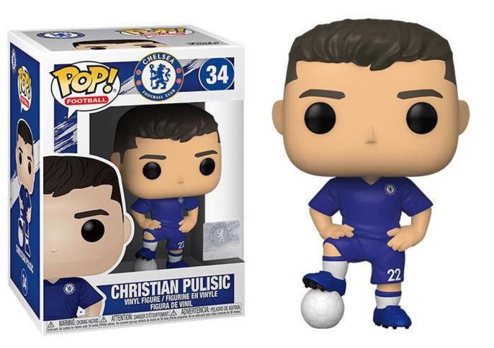 Funko Pop - 34 Soccer - Christian Pulisic Chelsea Football Club Vinyl Figure