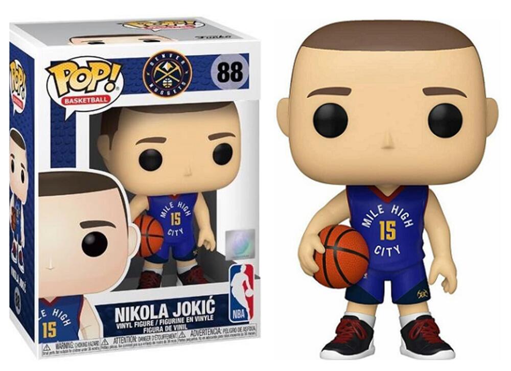 Funko Pop - 88 NBA Basketball - Nikola Jokic Denver Nuggets Vinyl Figure