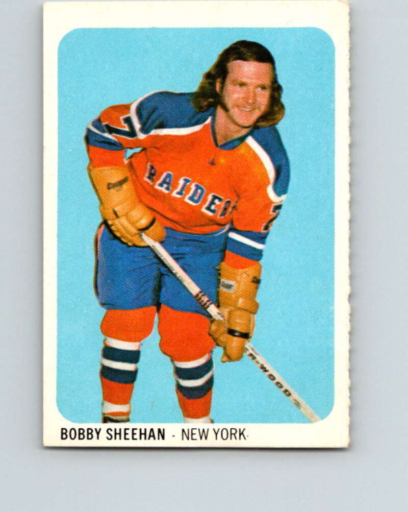 1973-74 Quaker Oats WHA #20 Bobby Sheehan New York V8915