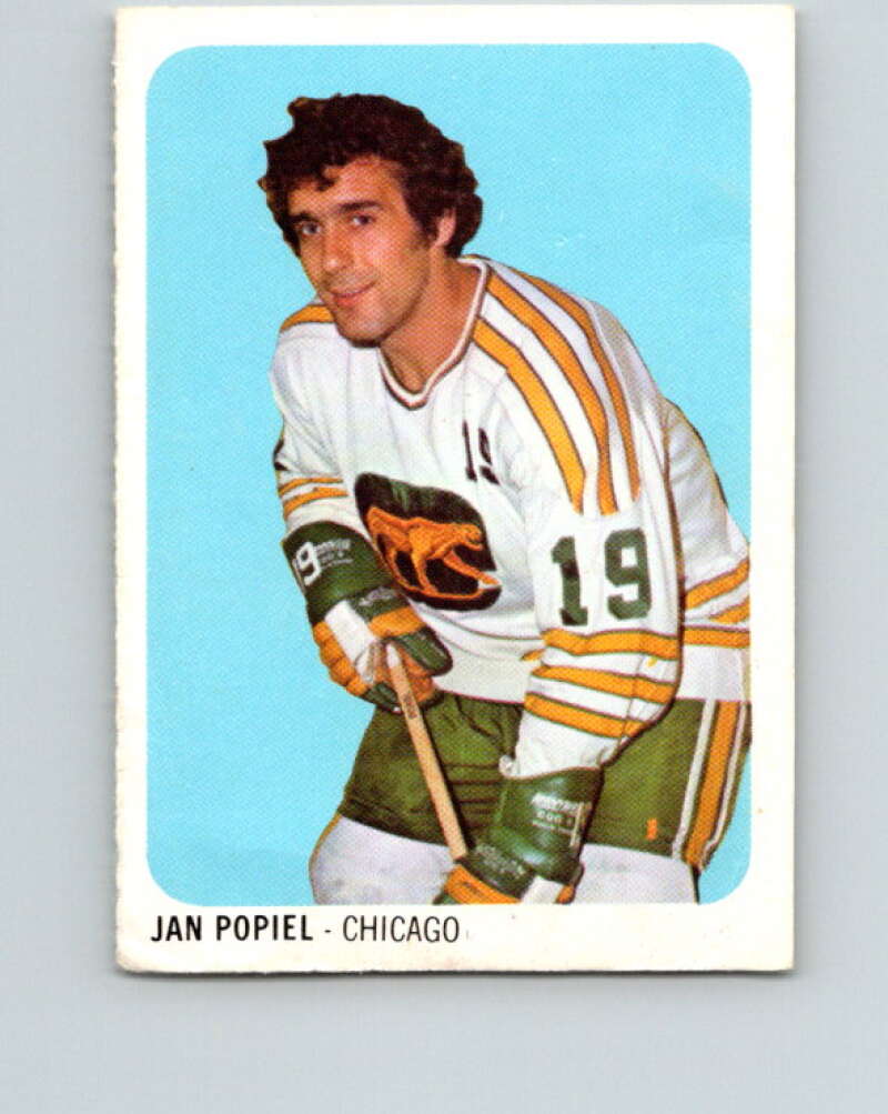 1973-74 Quaker Oats WHA #21 Jan Popiel Chicago Cougars V8916