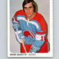 1973-74 Quaker Oats WHA #22 Andre Gaudette Quebec  V8917