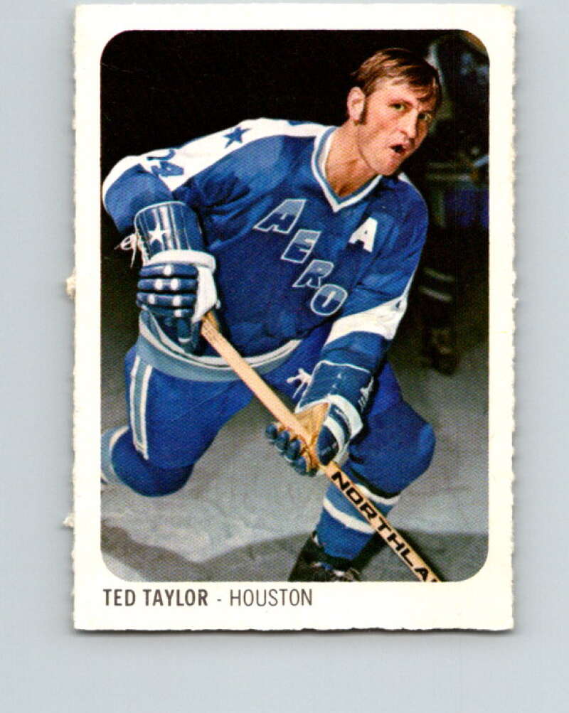 1973-74 Quaker Oats WHA #28 Ted Taylor Houston Aeros V8926