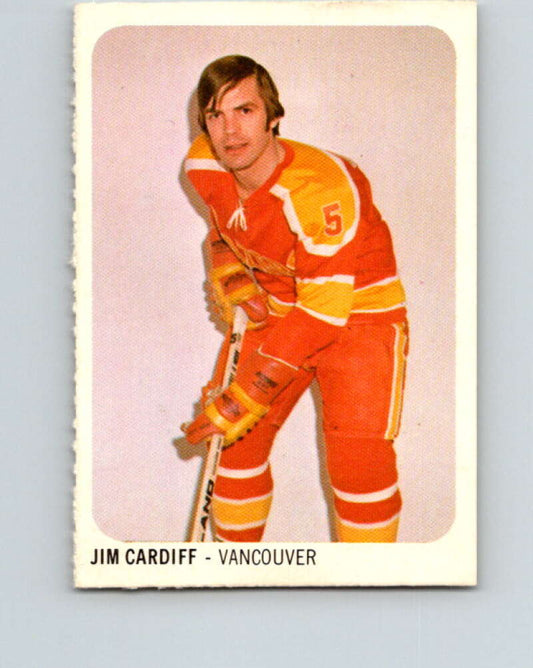 1973-74 Quaker Oats WHA #31 Jim Cardiff  Vancouver Blazers  V8934