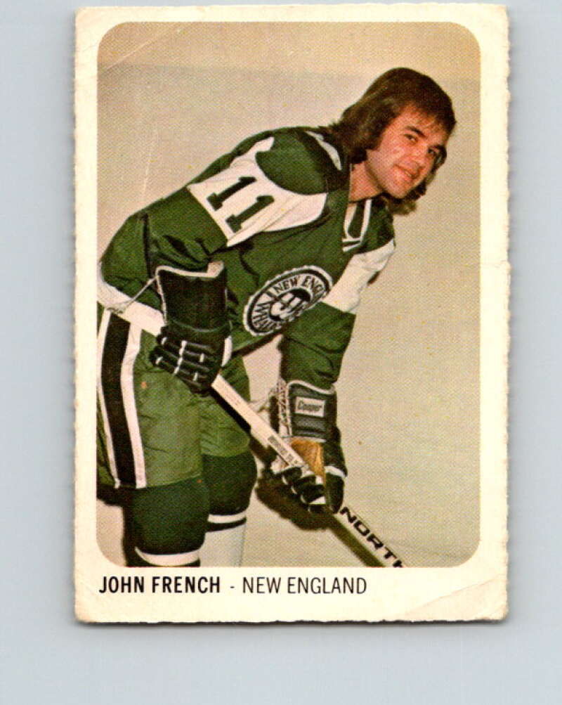 1973-74 Quaker Oats WHA #33 John French New England Whalers V8936
