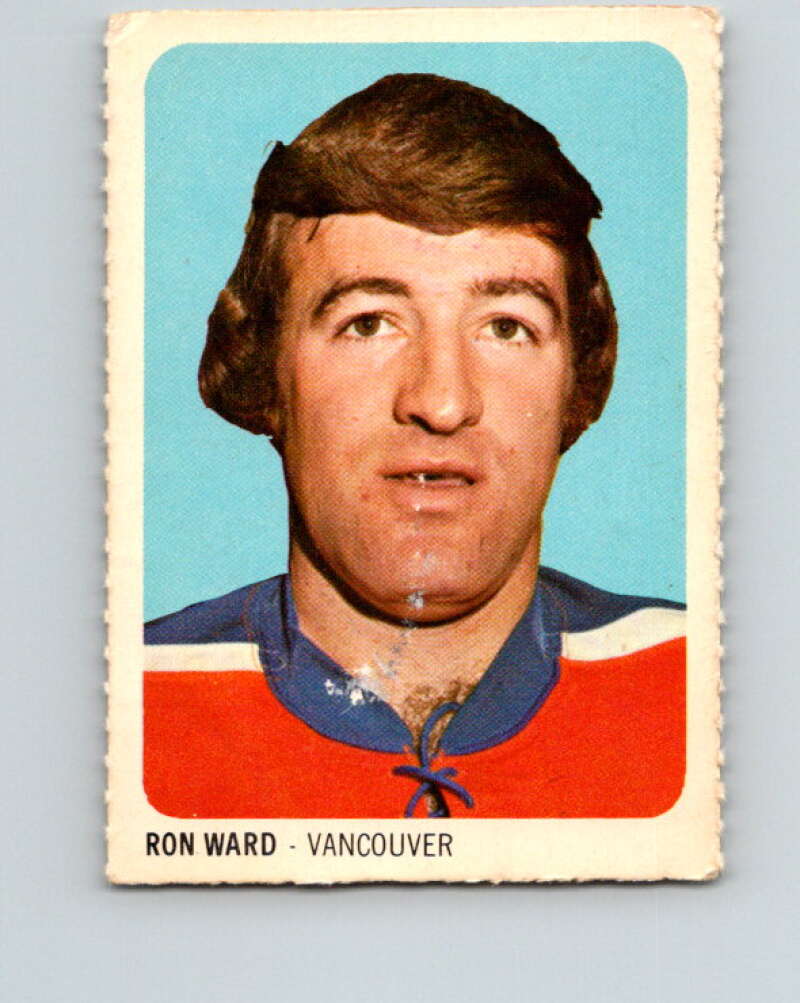 1973-74 Quaker Oats WHA #34 Ron Ward Vancouver Blazers V8938