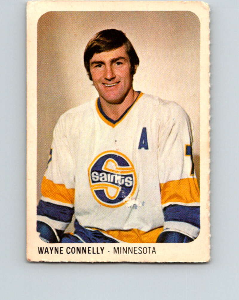 1973-74 Quaker Oats WHA #35 Wayne Connelly Minnesota V8940