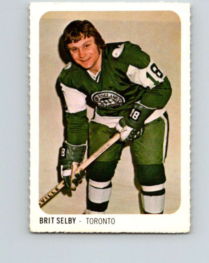 1973-74 Quaker Oats WHA #39 Brit Selby Toronto Toros V8944