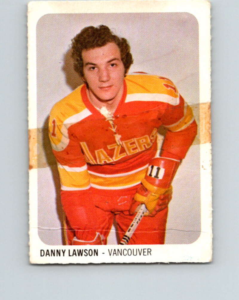 1973-74 Quaker Oats WHA #48 Danny Lawson Vancouver Blazers V8955