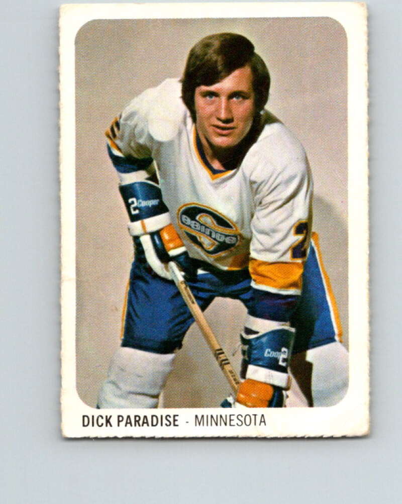 1973-74 Quaker Oats WHA #49 Dick Paradise Minnesota V8959