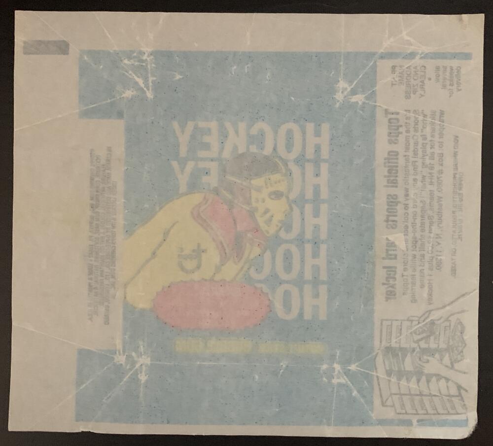 Hockey Wax Wrapper - 1974-75 O-Pee-Chee - Sports Card Holder