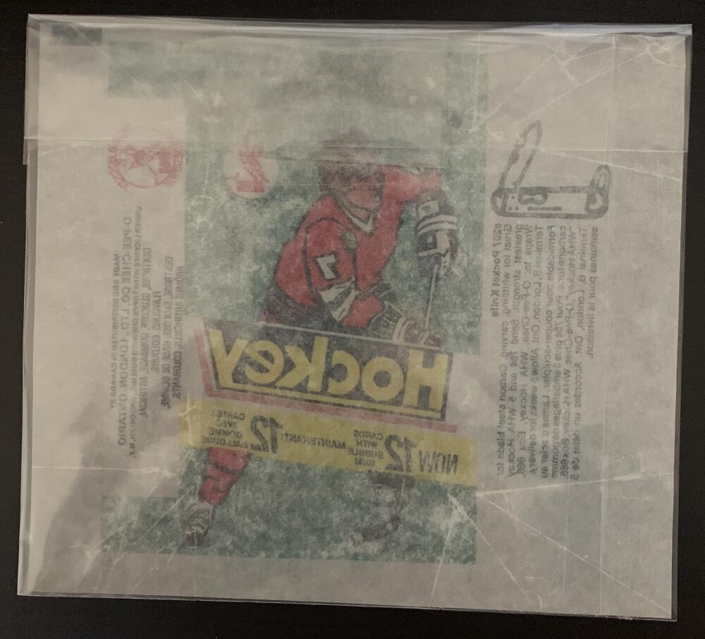 Hockey Wax Wrapper - 1977-78 WHA O-Pee-Chee - Pocket Knife W5