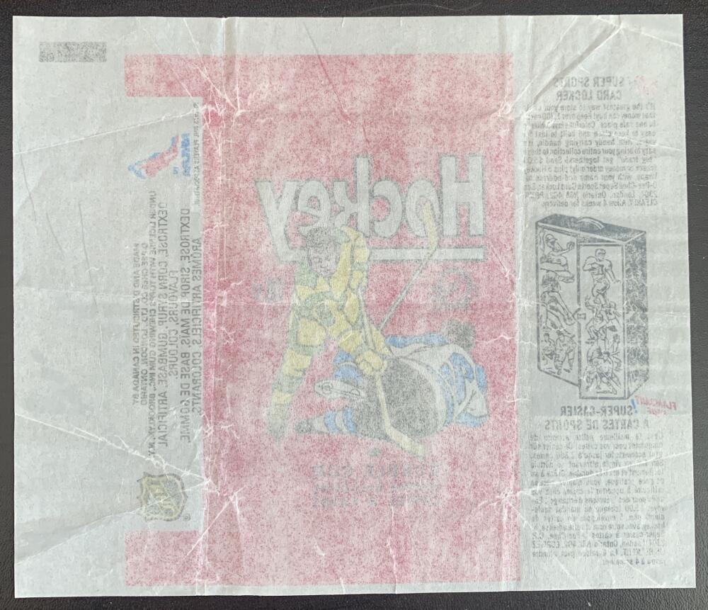 Hockey Wax Wrapper - 1975-76 O-Pee-Chee - Sports Card Locker Pack W18