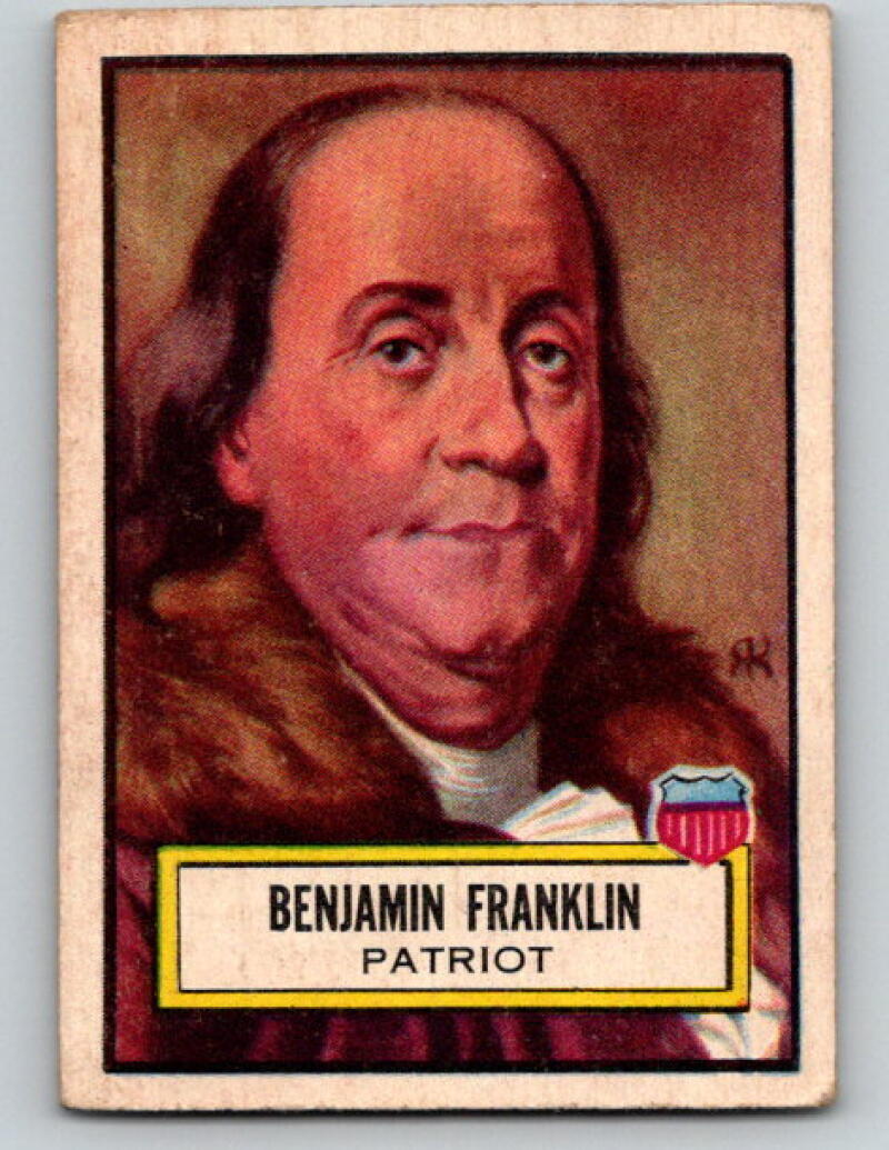 1952 Topps Look 'n See #21 Benjamin Franklin Vintage Card V8981